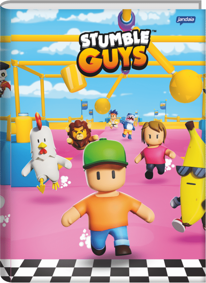 CADERNO BROCHURA 1/4 - STUMBLE GUYS - Imagem 3