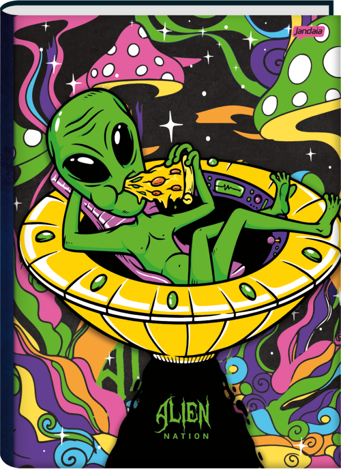 CADERNO BROCHURA 1/4 - ALIEN NATION