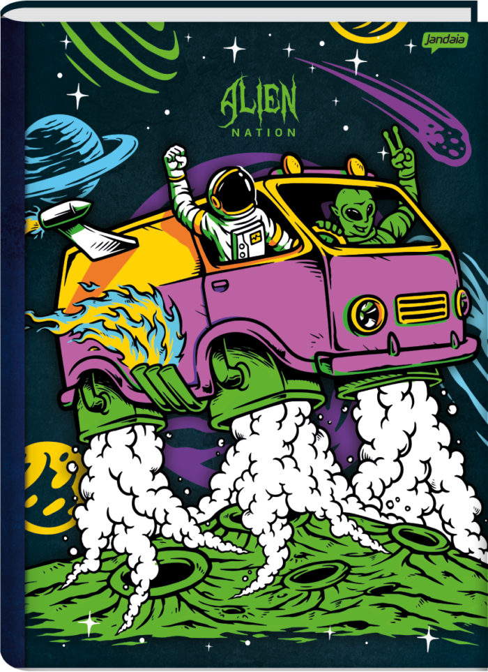 CADERNO BROCHURA 1/4 - ALIEN NATION - Imagem 3