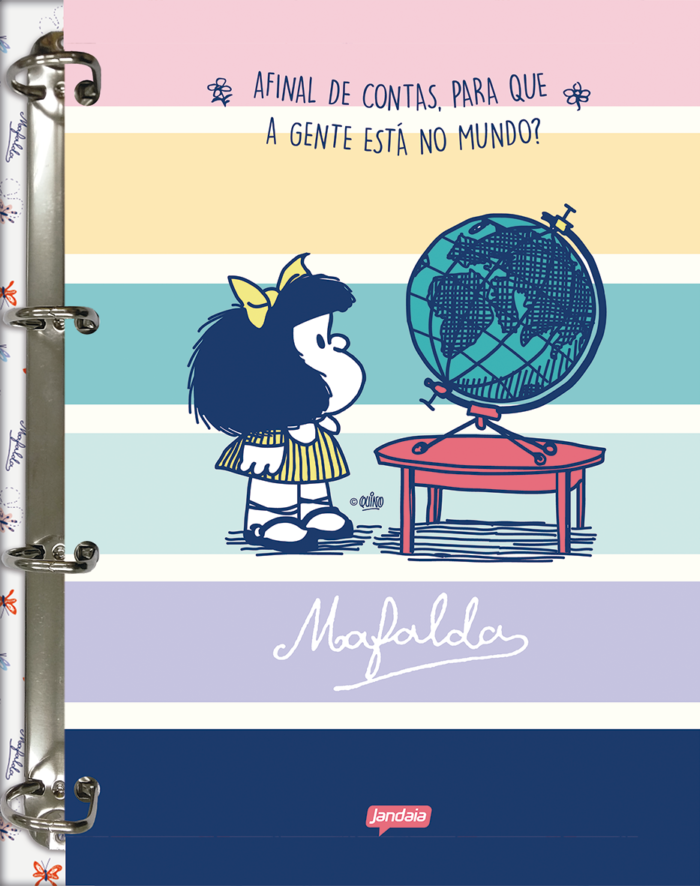 CADERNO ARGOLADO COLLEGE - MAFALDA