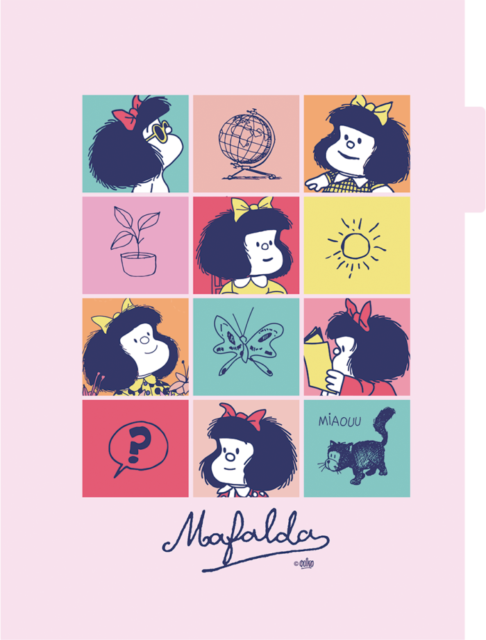 CADERNO ARGOLADO COLLEGE - MAFALDA - Imagem 6