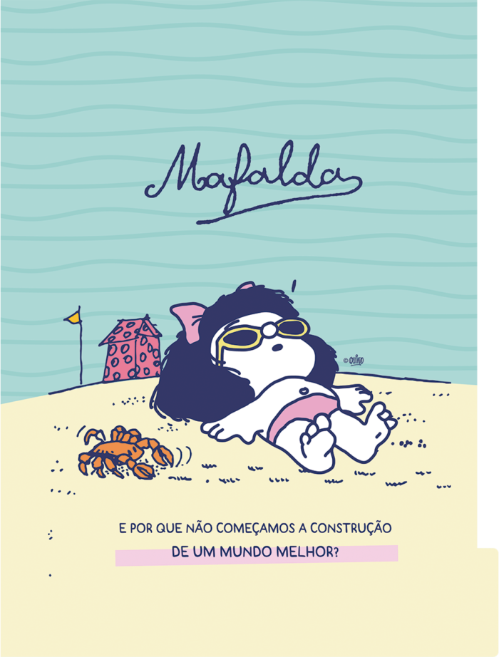 CADERNO ARGOLADO COLLEGE - MAFALDA - Imagem 2