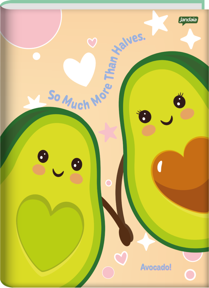CADERNO BROCHURA 1/4 - AVOCADO