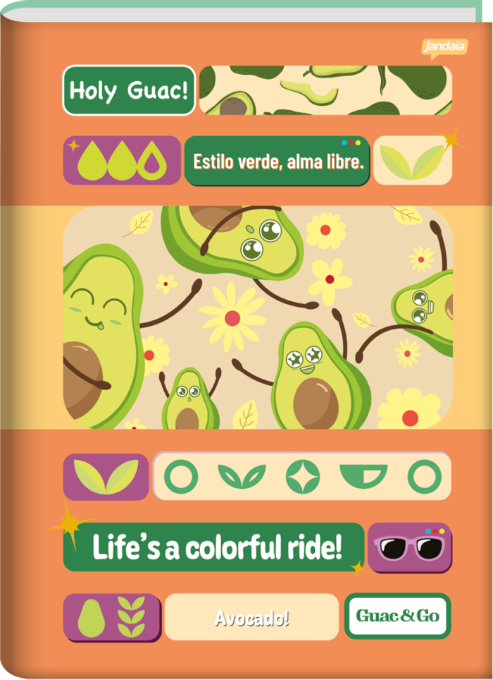 CADERNO BROCHURA 1/4 - AVOCADO - Imagem 2