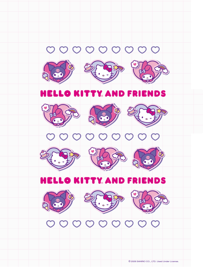 CADERNO ARGOLADO UNIVERSITÁRIO - BESTIES FOREVER - Imagem 5