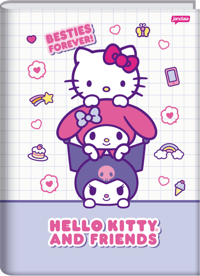 CADERNO BROCHURA 1/4 - BESTIES FOREVER