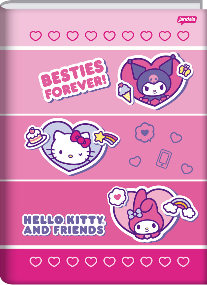 CADERNO BROCHURA 1/4 - BESTIES FOREVER - Imagem 4