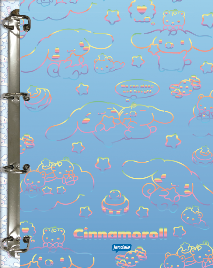 CADERNO ARGOLADO COLLEGE - CINNAMOROLL