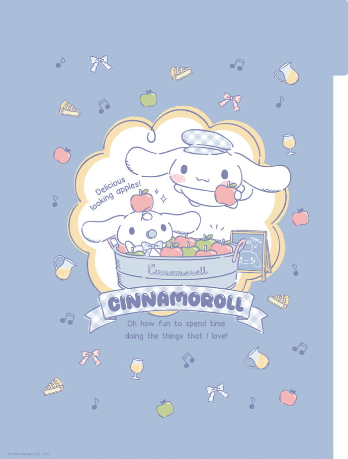 CADERNO ARGOLADO COLLEGE - CINNAMOROLL - Imagem 7