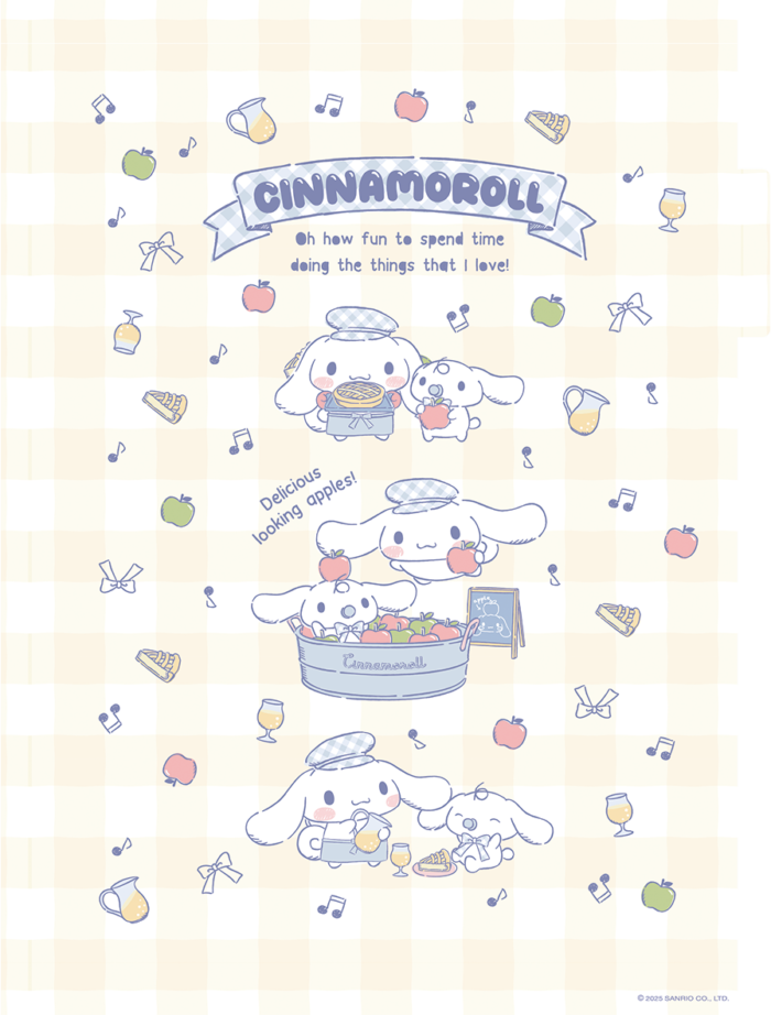 CADERNO ARGOLADO COLLEGE - CINNAMOROLL - Imagem 6