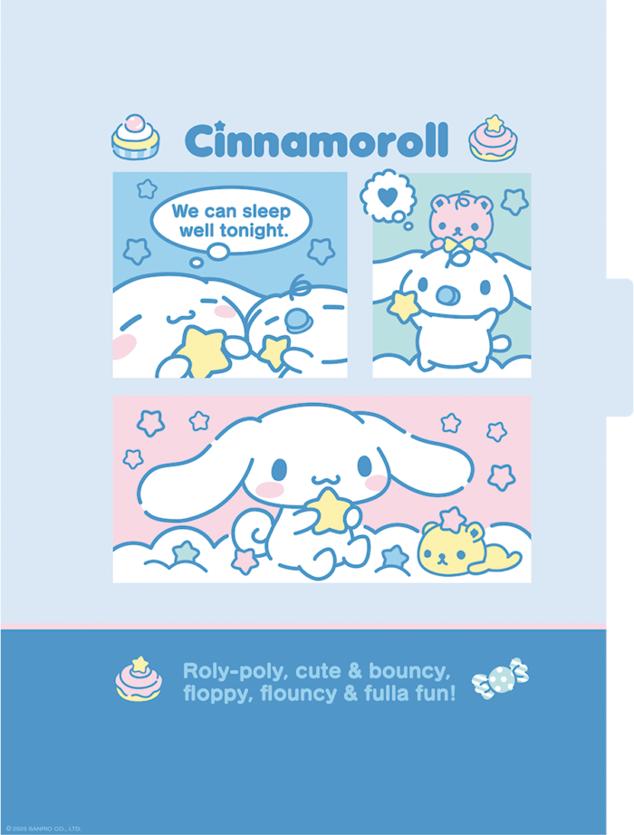CADERNO ARGOLADO COLLEGE - CINNAMOROLL - Imagem 5