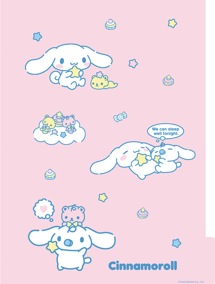 CADERNO ARGOLADO COLLEGE - CINNAMOROLL - Imagem 2