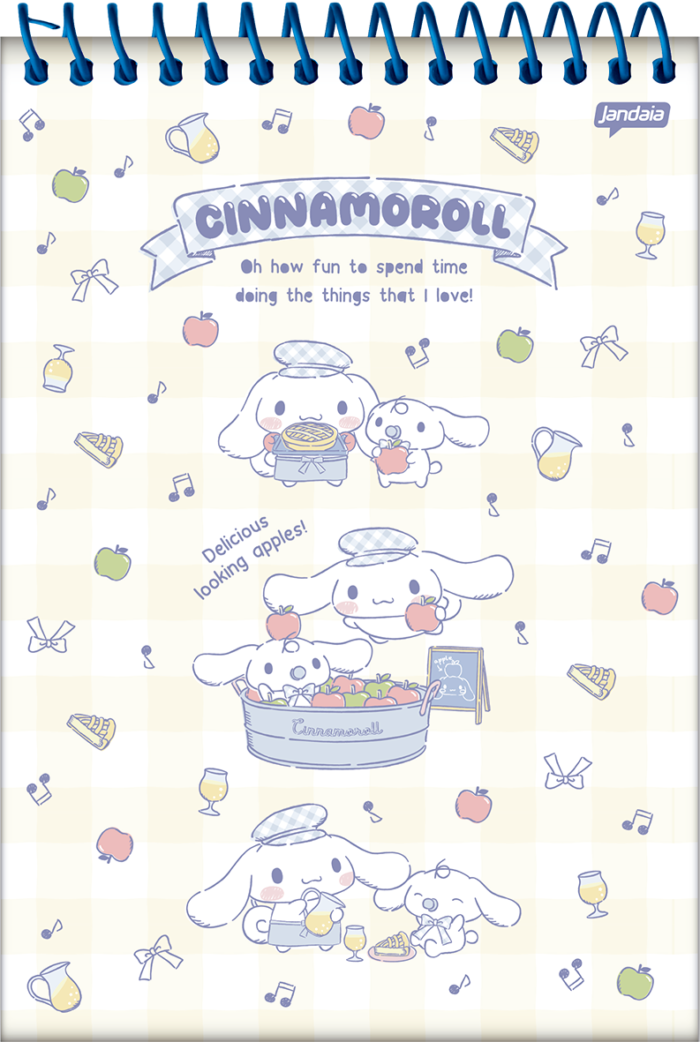CADERNO APONTAMENTOS - CINNAMOROLL - Imagem 3