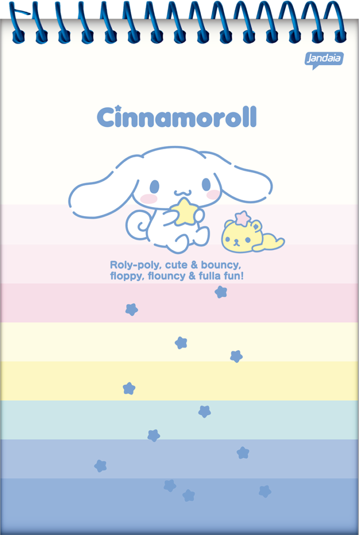 CADERNO APONTAMENTOS - CINNAMOROLL