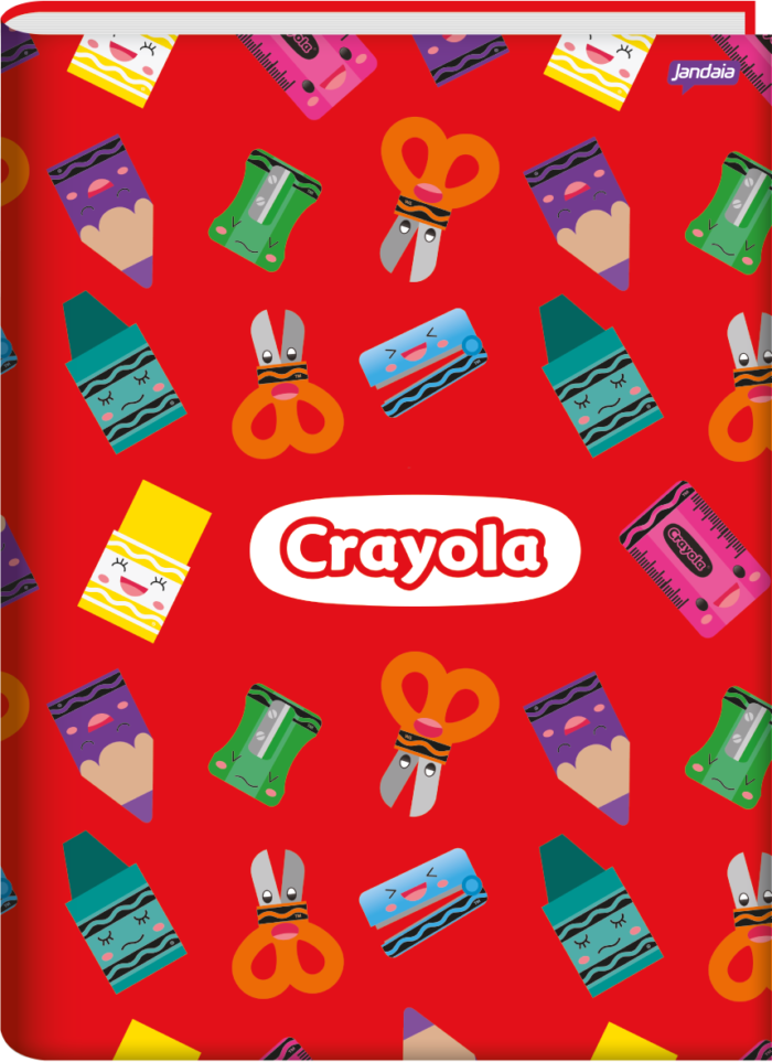 CADERNO BROCHURA 1/4  - CRAYOLA
