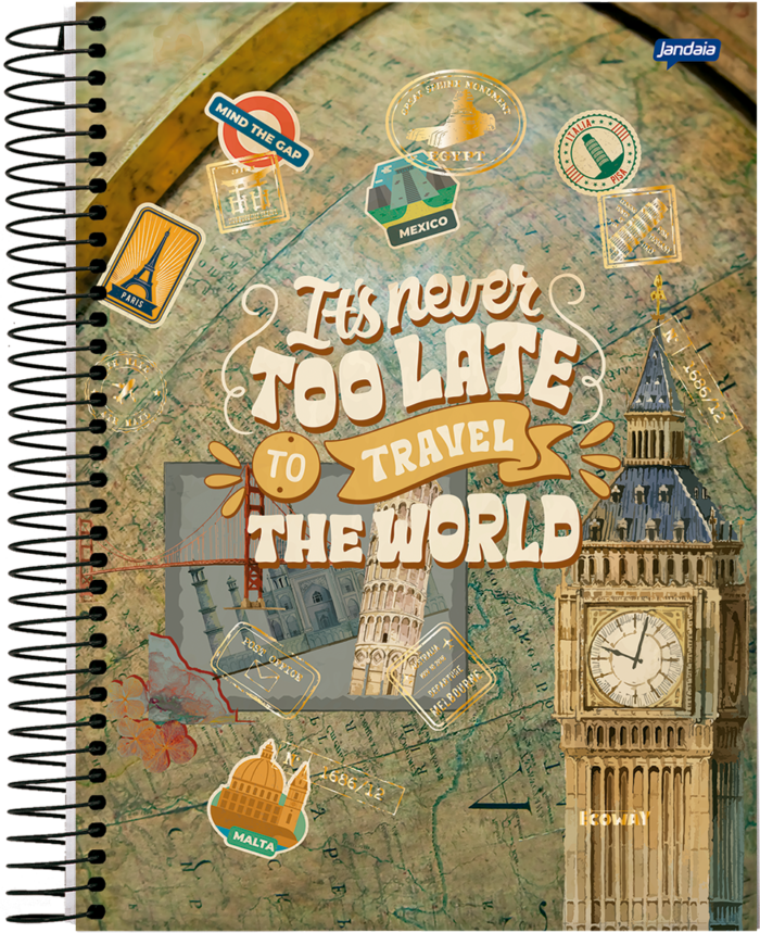 CADERNO ESPIRAL 1/8 - ECO WAY - Imagem 2