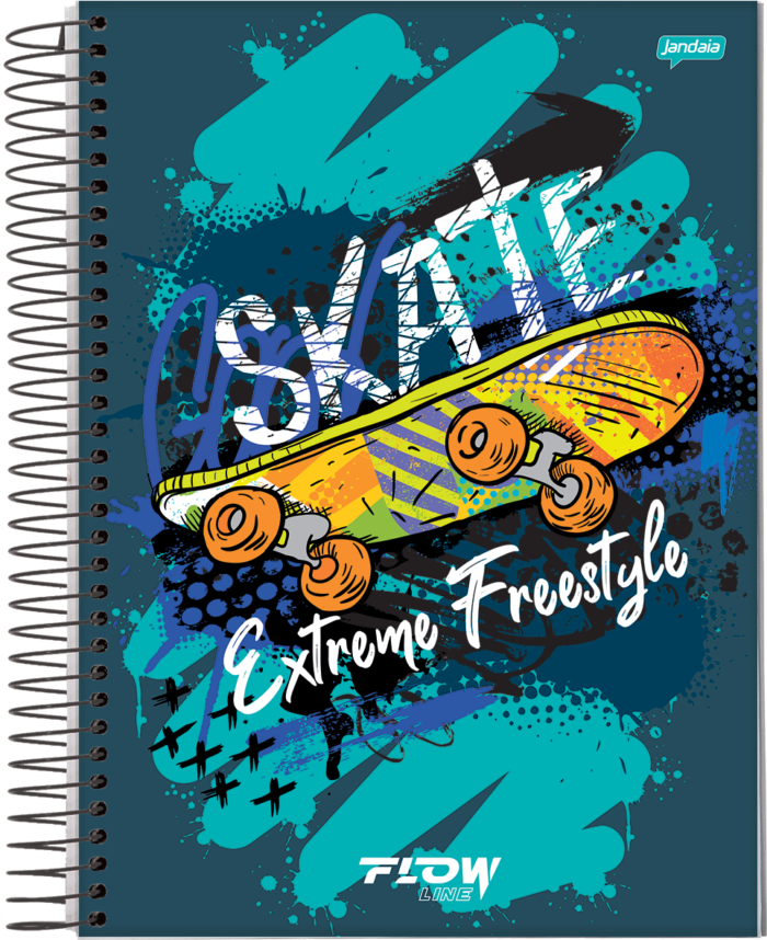 CADERNO ESPIRAL 1/8 - FLOW - Imagem 7
