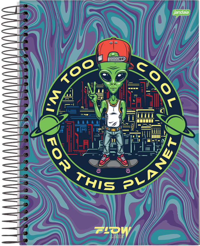 CADERNO ESPIRAL 1/8 - FLOW - Imagem 6