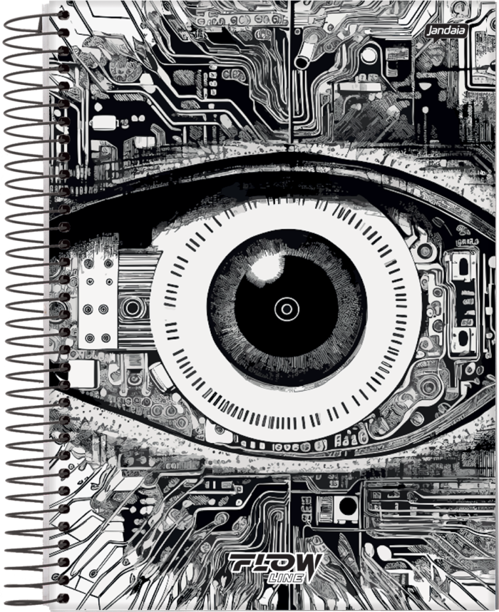 CADERNO ESPIRAL 1/8 - FLOW - Imagem 2