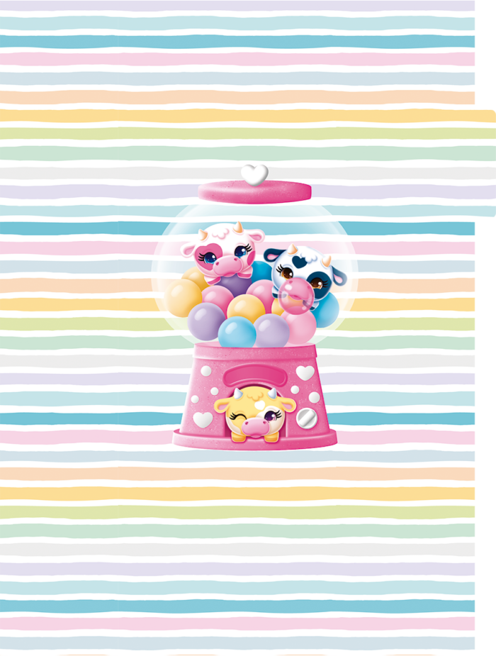 CADERNO ARGOLADO COLLEGE - FLUFFY - Imagem 6