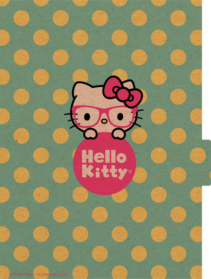 CADERNO ARGOLADO COLLEGE - HELLO KITTY KRAFT - Imagem 4