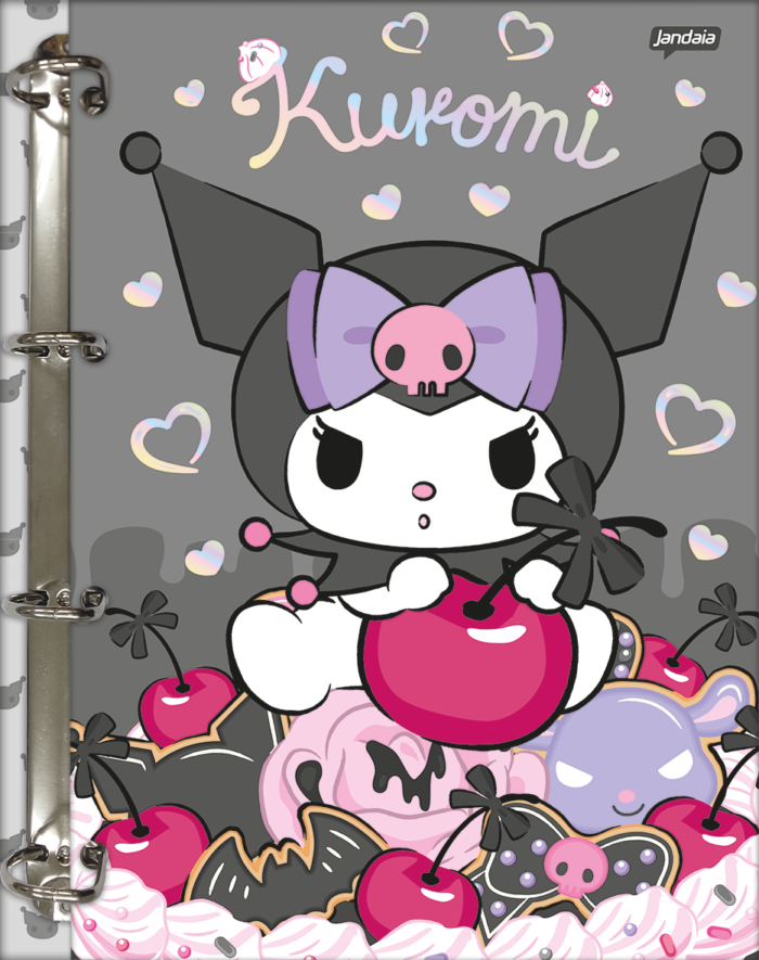 CADERNO ARGOLADO COLLEGE - KUROMI