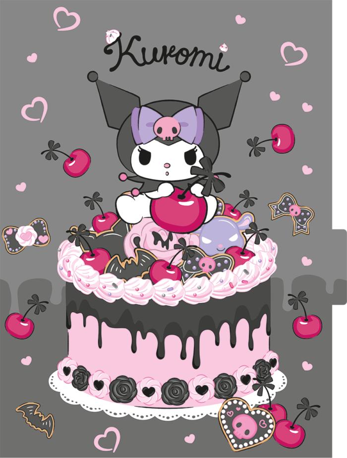 CADERNO ARGOLADO COLLEGE - KUROMI - Imagem 4