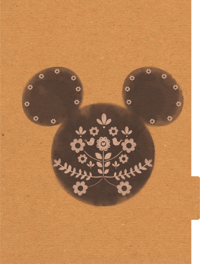CADERNO ARGOLADO COLLEGE - MICKEY & MINNIE ARTS KRAFT - Imagem 4