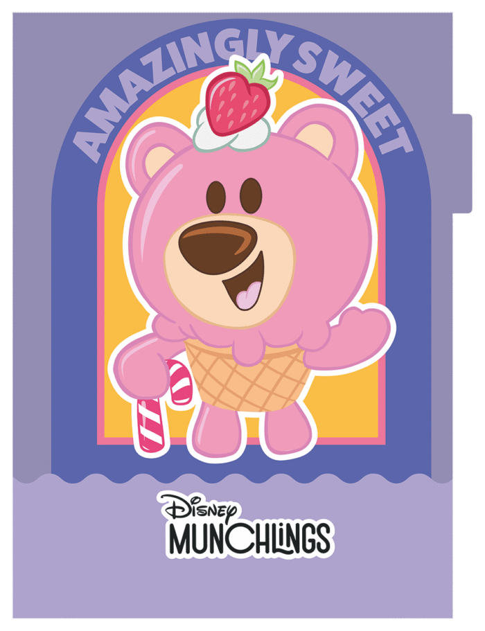 CADERNO ARGOLADO COLLEGE - DISNEY MUNCHLINGS - Imagem 6