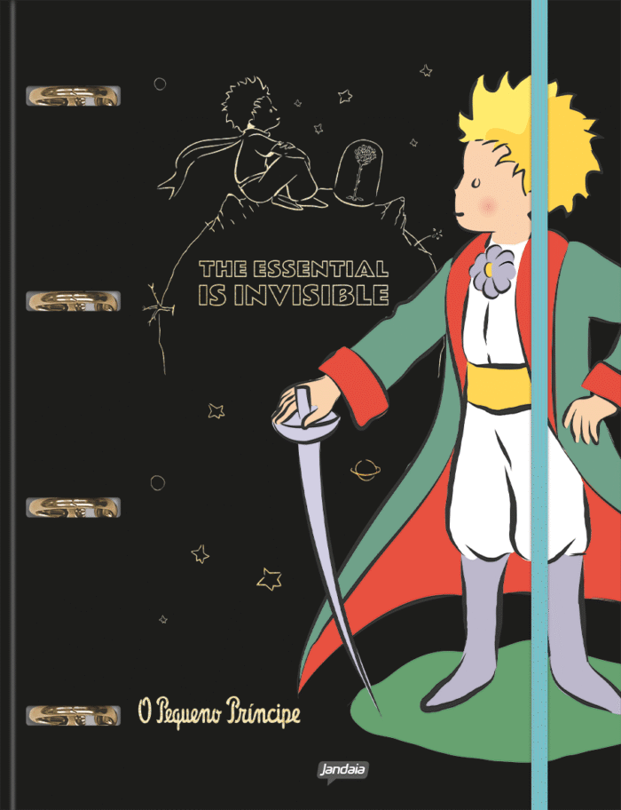 CADERNO ARGOLADO UNIVERSITÁRIO - O PEQUENO PRÍNCIPE