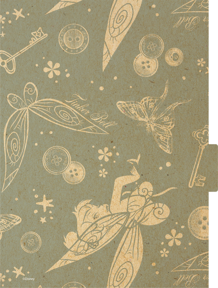 CADERNO ARGOLADO COLLEGE - TINKER BELL KRAFT - Imagem 4