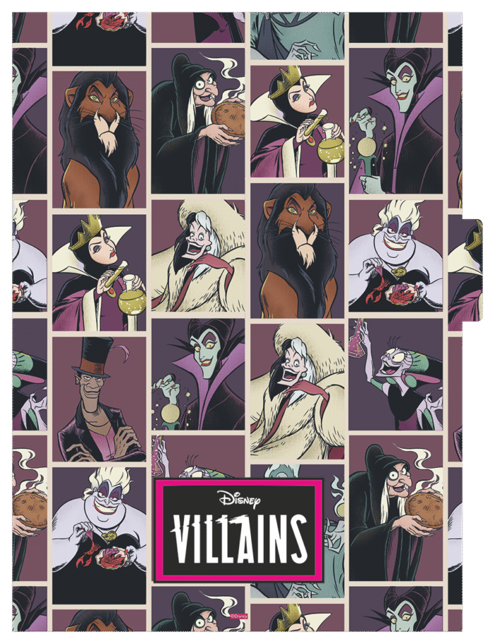 CADERNO ARGOLADO COLLEGE - VILÃS DISNEY - Imagem 5