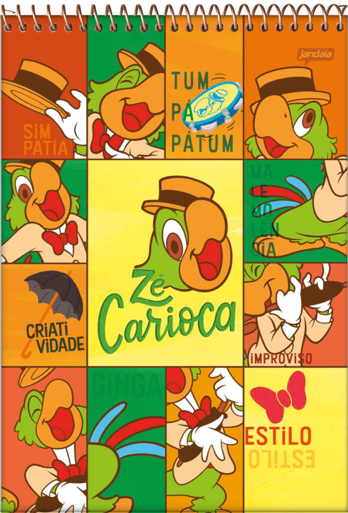 CADERNO APONTAMENTOS - ZÉ CARIOCA