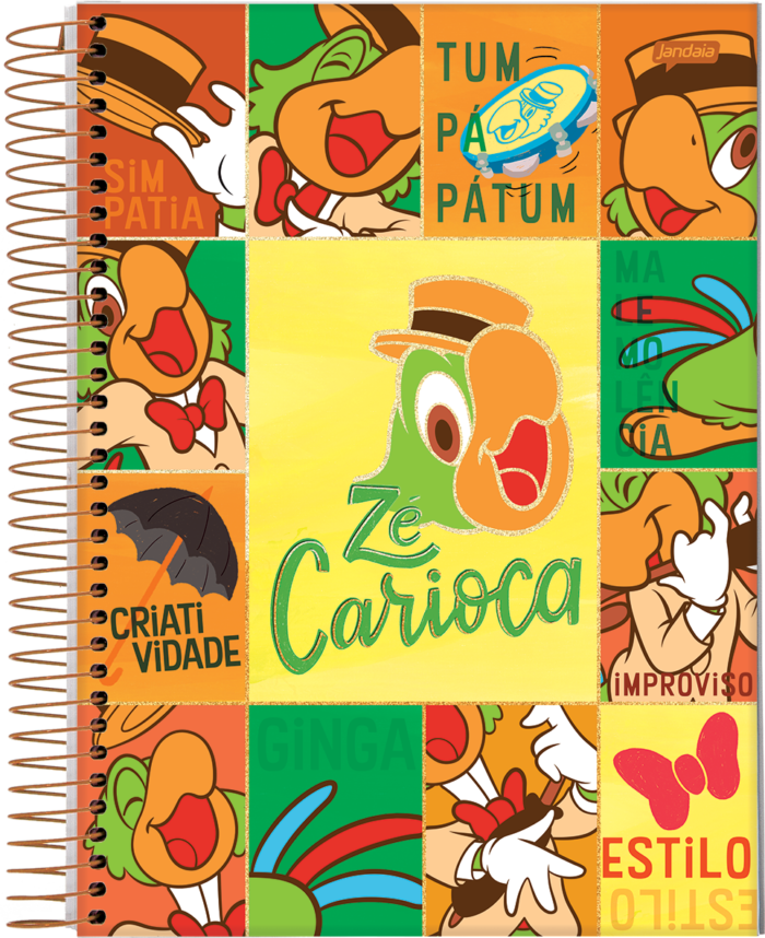 CADERNO ESPIRAL 1/8 - ZÉ CARIOCA - Imagem 4