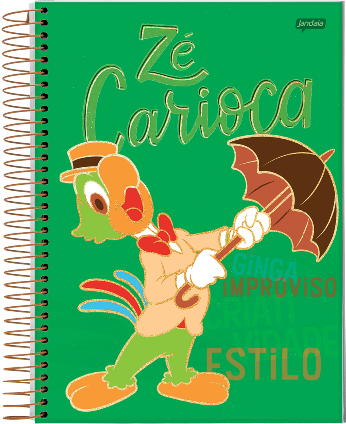CADERNO ESPIRAL 1/8 - ZÉ CARIOCA - Imagem 3
