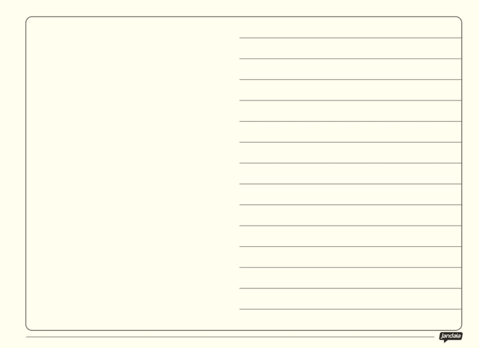 CADERNO ESPIRAL 275X200MM 1/2 PAUTA - JANDAIA PARA TODOS - Imagem 2