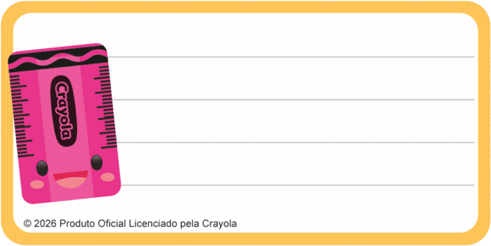 ETIQUETA IDENTIFICAÇÃO - CRAYOLA - Imagem 4