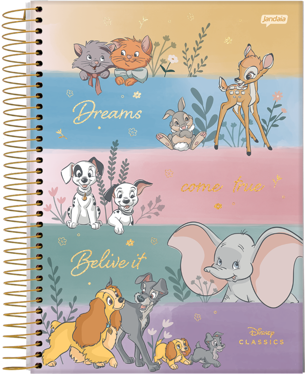 CADERNO ESPIRAL UNIVERSITÁRIO - DISNEY CLÁSSICOS - Imagem 2